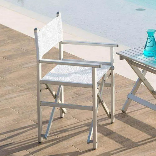 Sedia contemporanea - CALIPSO   - Crema Outdoor S.r.l. - da esterno / in tela / in acciaio inossidabile