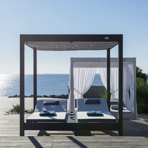 Gazebo in tela - AFRODITE - Crema Outdoor S.r.l. - in PVC / in poliestere / tetto in tela