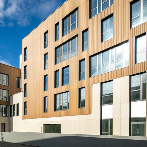 Rivestimento di facciata a base biologica - CLAD 4 & CLAD 14 - NEOLIFE - a doghe / in legno composito (WPC) / in fibra di legno