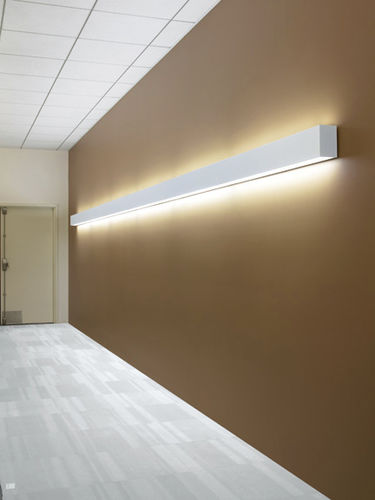 Luce da incasso a muro - MOD™ : 46 INDIRECT/DIRECT - LiteControl - a lampada fluorescente / lineare / in acciaio