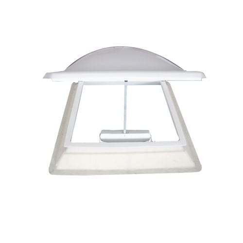 Lucernario elettrico - Plásticos y Claraboyas Matilla - per tetto piano / per sistema di ventilazione / con cornice di supporto in lamiera