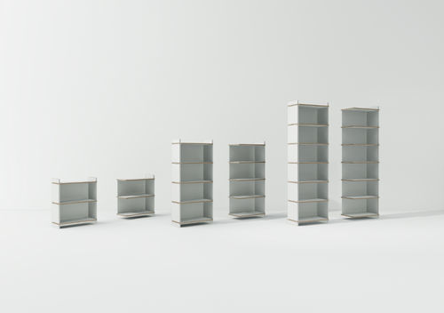 Sistema di scaffali non specificato - Mehrfach - Tojo - in melaminico / in MDF / professionale