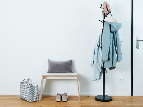 Sgabello design minimalista - Tojo stubenhocker - Tojo - in faggio / in HPL / per uso domestico