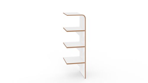 Mensola - SCHUH - Tojo - contemporaneo / in MDF / con scarpiera