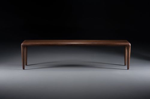 Panca contemporanea - LATUS - Artisan Solid Wood Furniture - in rovere / in noce / in acero