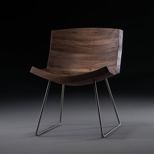 Sedia contemporanea - CHUNK - Artisan Solid Wood Furniture - da interno / in rovere / in noce