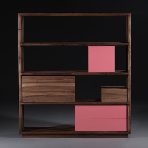Scaffale modulare - AGILIS - Artisan Solid Wood Furniture - contemporaneo / in rovere / in noce
