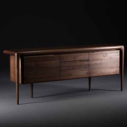 Credenza con piedi alti - LATUS - Artisan Solid Wood Furniture - contemporanea / in rovere / in noce