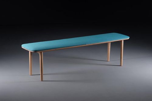 Panca contemporanea - NEVA - Artisan Solid Wood Furniture - in rovere / in noce / in acero