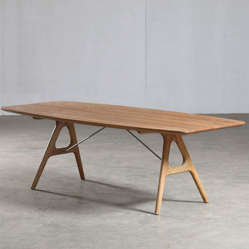 Tavolo contemporaneo - TESA - Artisan Solid Wood Furniture - in rovere / in legno massiccio / in noce