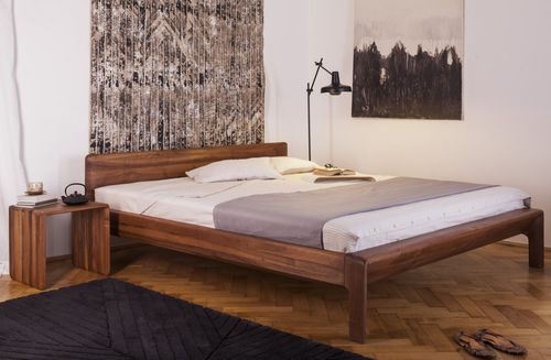 Letto matrimoniale - INVITO - Artisan Solid Wood Furniture - contemporaneo / con testiera / in rovere