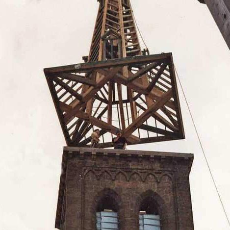 Ossatura per tetto in legno - CLOCHER DE SAINTE-MARIE SUR SEMOIS - Artbois SA - lamellare / prefabbricata