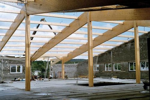 Portale in legno lamellare - CURCI - Artbois SA