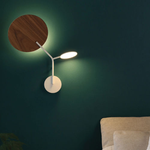 Applique contemporanea - BALLON 3 - Tunto - da interno / in legno / regolabile