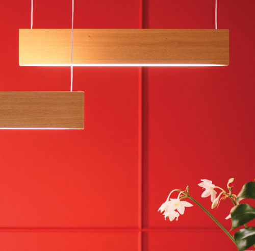 Lampada a sospensione - LED120 - Tunto - in rovere / in noce / in frassino