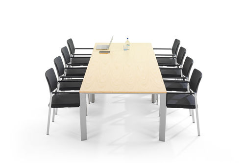 Tavolo da riunione contemporaneo - CHAMELEON - Senator - in laminato / rettangolare / professionale