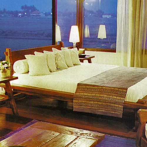 Letto matrimoniale - TORAJA : P.B1 - WARISAN - contemporaneo / con testiera / in legno