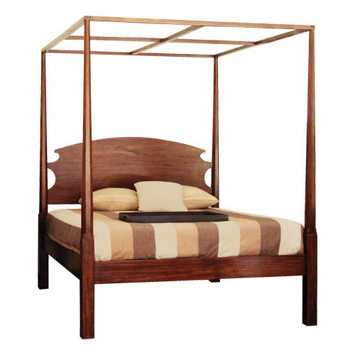 Letto a baldacchino - PENCIL : CL.PB7 - WARISAN - matrimoniale / classico / con testiera