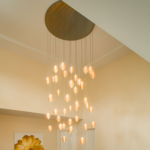 Lampadario contemporaneo - BREATH: COCOON - Shakuff - exotic glass lighting & decor - in vetro soffiato / contract / LED