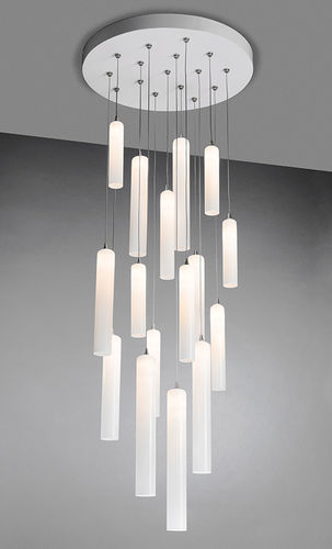 Lampadario contemporaneo - BREATH: TUBE - Shakuff - exotic glass lighting & decor - in vetro soffiato / contract / LED