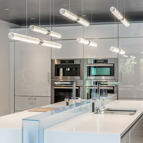 Lampada a sospensione - BREATH: TAMAR WAND - Shakuff - exotic glass lighting & decor - in vetro soffiato / contemporanea / con cavo