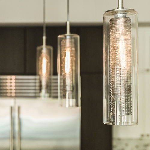 Lampada a sospensione - BREATH: NAVA - Shakuff - exotic glass lighting & decor - in metallo / in vetro soffiato / contemporanea