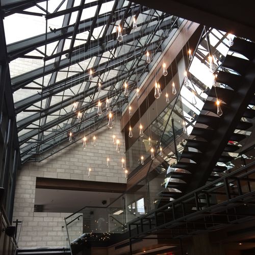 Lampada a sospensione - BREATH: RAIN DROP - Shakuff - exotic glass lighting & decor - in vetro soffiato / contemporanea / con cavo