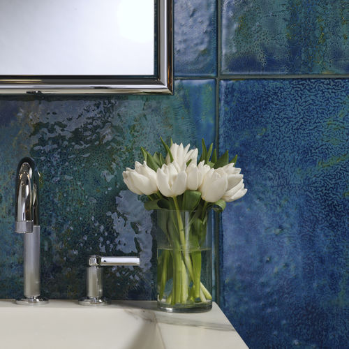 Piastrella in vetro - AURA - Shakuff - exotic glass lighting & decor - levigata / da interno / da parete