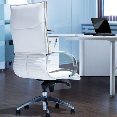 Poltrona direzionale contemporaneo - LORD - Burotime Office Furniture - in pelle / con poggiatesta / ad altezza regolabile