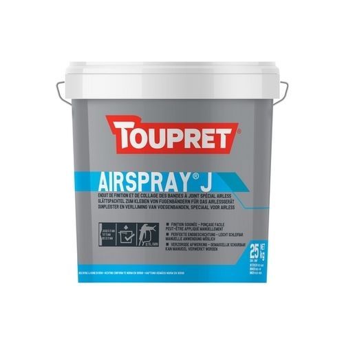 Intonaco di finitura - AIRSPRAY® J - TOUPRET - di giunzione / da interno / per cartongesso