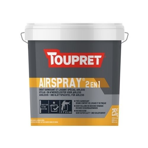 Intonaco decorativo - AIRSPRAY 2 IN 1 SANEO® - TOUPRET - di lisciatura / da interno / per muro