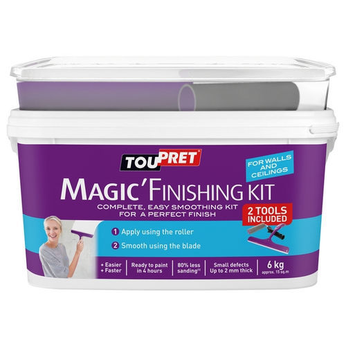 Intonaco di lisciatura - MAGIC'FINISHING KIT - TOUPRET - di finitura / da interno / per cartongesso