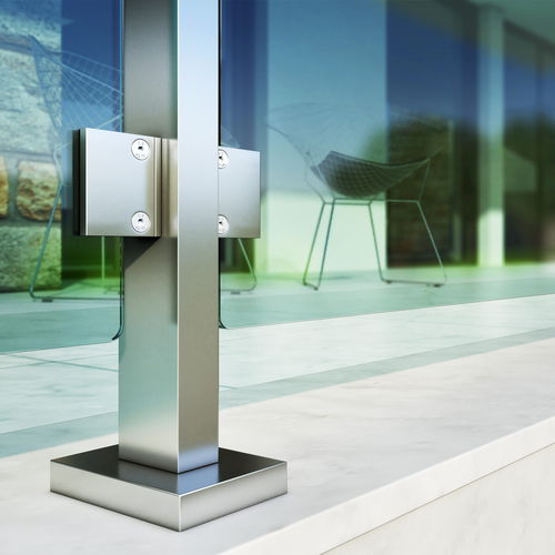 Sistema di fissaggio in alluminio anodizzato - MS-6030 - Panidis SA - per balcone