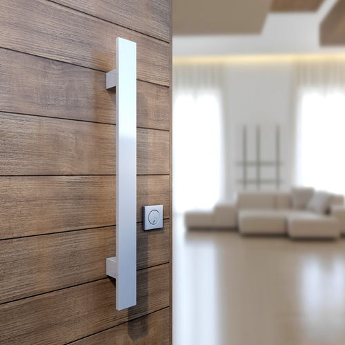 Maniglia a tirante per porta - ALU-800 - Panidis SA - in alluminio / contemporanea