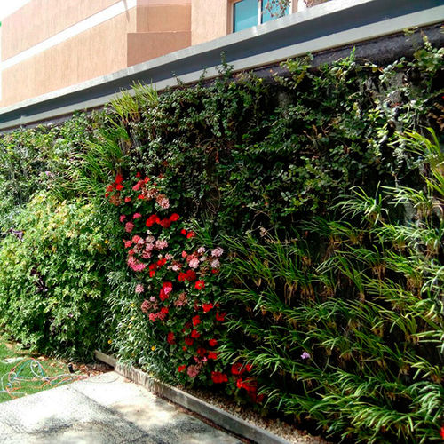 Parete vegetale di piante viventi - KSA - PRIVATE RESIDENCE - Paisajismo Urbano - in pannelli modulari / naturale / floreale