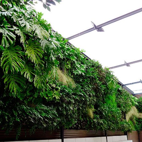 Parete vegetale di piante viventi - ELDA IN A BANQUET HALL - Paisajismo Urbano - in pannelli modulari / naturale / floreale
