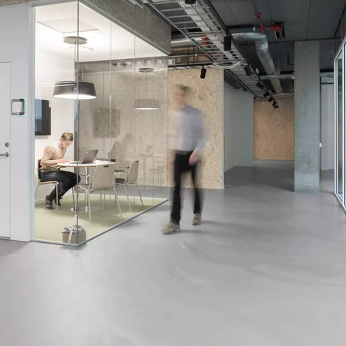Pavimento in poliuretano - COMFORTFLOOR® MARBLE FX - Sika France SAS - da interno / per soggiorno / per zona reception