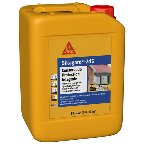 Trattamento di protezione liquido - Sikagard®-245 - Sika France SAS - idrorepellente / per esterni / per interni