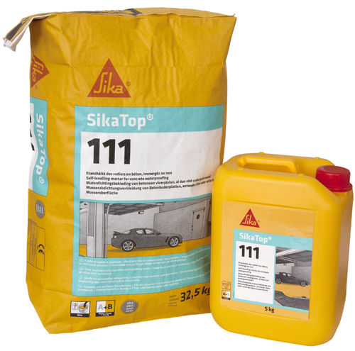 Malta autolivellante - SikaTop®-111 - Sika France SAS - impermeabile / per calcestruzzo / per ambienti umidi