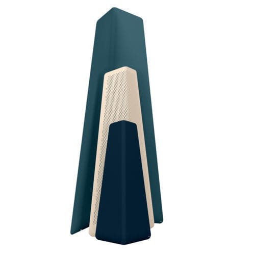 Lampada da terra - Fragment - Matière Grise - in lamiera forata / contemporanea / con cavo