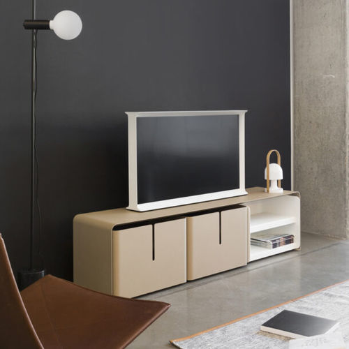 Mobile porta TV contemporaneo - Barber - Matière Grise - lowboard / con cassetti / con moderno rotelle