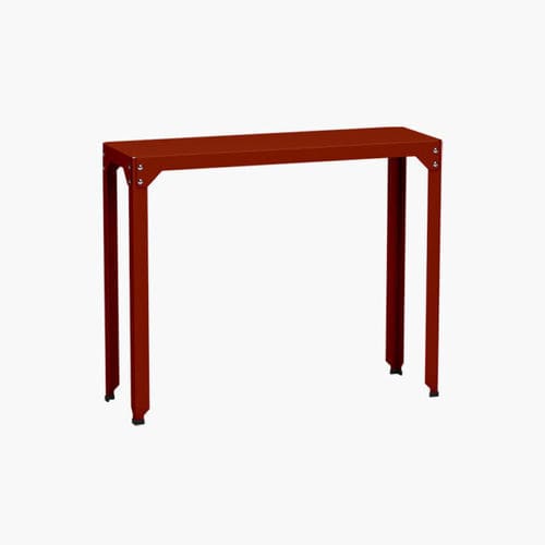 Consolle contemporanea - Hegoa - Matière Grise - in acciaio galvanizzato / con supporto in acciaio galvanizzato / rettangolare