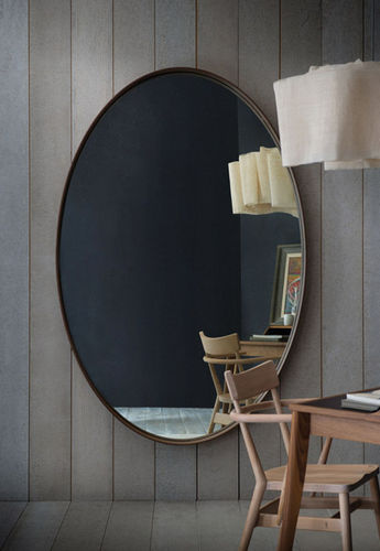 Specchio a muro - IONA GRAND  - PINCH - contemporaneo / ovale / in legno