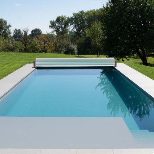 Protezione per piscina automatica - ROLL'TOP 100 - Walter Piscine - di sicurezza / in alluminio termolaccato