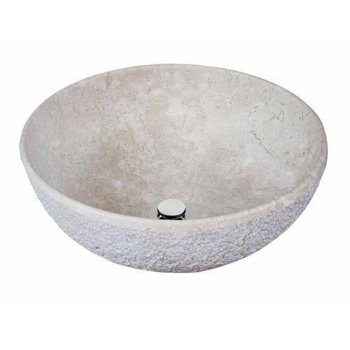 Lavabo da appoggio - VANUA BEIGE - Alteret Cerámicas - in pietra naturale / circolare / contemporaneo