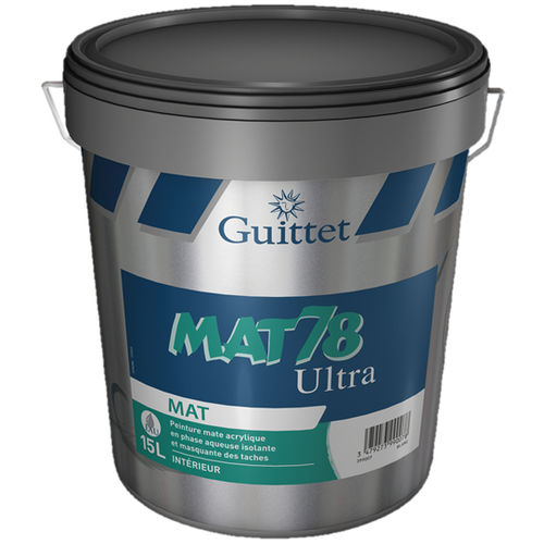 Pittura isolante - MAT 78 ULTRA - GUITTET - deumidificante / indoor / per muro