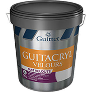 Intonaco di protezione - GUITACRYL VELOURS - GUITTET - da esterno / per facciata / acrilico