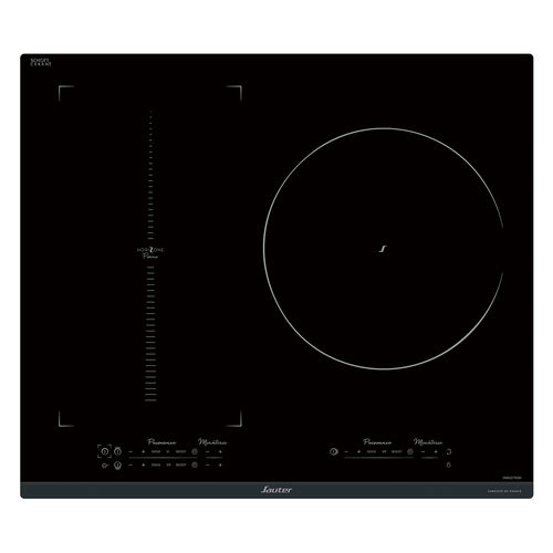 Piano cottura a induzione - SPI9547B - Sauter - in vetroceramica / 3 fuochi / da incasso