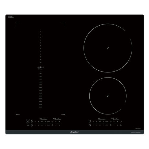 Piano cottura a induzione - SPI9648BP - Sauter - in vetroceramica / 4 fuochi / da incasso