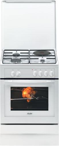 Blocco cottura a gas - SCM1010W - Sauter - elettrico / con doppia alimentazione / autopulente catalitico